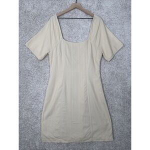 Ichi Cream Off‎ The Shoulder Dress - Size 40 - Large